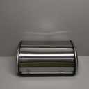 Oggi Stainless Steel Roll Top Bread Box for Kitchen Countertop with Stainless Steel Lid - Fits Multiple Large Loaves of Bread and Other Freshly Baked Goods Including Cookies, Bagels, Muffins
