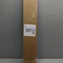 Cordless Vinyl Mini L Blinds 27" W x 48" H, 1" Slat White Horizontal Windows L Blind for Door, Shades, Camper, Light Filtering, Interiors, Arrive 1/2 Inch Narrower Indoor