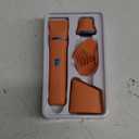 Facial Hair Removal for Women - Waterproof 2 in1 Rechargeable Eyebrow Facial Trimmer and Bikini Trimmer for Women, Painless Face Electric Razor/Shaver for Lip, Arms, Face, Peach Fuzz