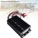 Electric Bikes Controller, Electric Bikes Controller 72V 80A 5000W Aluminium Alloy Electric Scooter Speed Motor Controller for Electric Bikes