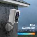 Security Cameras Wireless Outdoor 355 Pan Rotating 2K Color Night Vision Cameras for Home Security WiFi Battery Outdoor Camera Motion Detection 2-Way Talk IP65 Spotlight Siren SD/Cloud Storage
