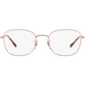 Ray-Ban Men's RX6497 Square Sunglasses, Rose Gold/ Demo Lens, 51 mm 
