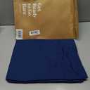 Bare Home Standard Pillow Sham Covers - Set of 2 - Premium 1800 Ultra-Soft Microfiber - Double Brushed - Stain & Fade Resistant - Bed Pillow Shams - Pillows Not Included (Set of 2, Dark Blue)