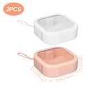 Hair Tie Organizer, Box Rubber Ornaments Floss Hanging Swab Items Hair Ropes Small Case Mini Desktop for Storage Accessories Portable Earrings Holder Cotton Band Rings