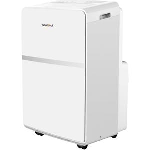 Whirlpool 10,000 BTU Portable Air Conditioner for Home with Dehumidifier, A/C Portable Air Conditioner for Apartment and Bedroom, 115V, AC for Small Rooms up to 275-Sq. Ft. with Remote in White
