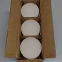 Simply Soson 3x3 inch Ivory Pillar Candles Set of 3, Rustic Texture, Unscented Ivory Candles, Dripless Candles, 3 inch Pillar Candles Ideal as Wedding, Parties, Spas, Dinner, Home Decoration, Church