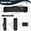 Fishing Rod Bag Fishing Rod Case, Durable Folding Oxford Fabric Portable Large Capacity Waterproof, Fishing Gear for Men