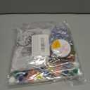 WorldBazaar Halloween Suncatchers Craft 24 Sets Halloween DIY Ornament Window Paint Art Craft Kits Pumpkin Bat Cat Sun Catchers for Kids Classroom Family Holiday Activities Party Supplies