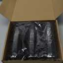 30 Pcs Mason Jar Plastic Lids Regular Mouth Plastic Storage Caps with Rubber Seal Replacement Plastic Lids for Mason Jars Canning Jars and More (Black, 70 mm)