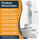 Range Hood Extension & Cover, 31.5" x 8" x 6.7", Stainless Steel