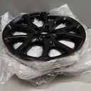 Wheel Skins comeptible with Jeep Cherokee 2014-2018 ; Set of 4 Pack;Glossy Black Wheel Covers;Set of 4 Packs;17 inch