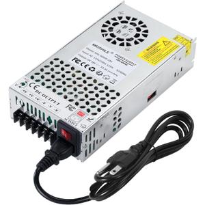 18V 33.3A 600W Switching Power Supply Adapter AC to DC Transformer Converter for LED Driver Strip Light Lamp, Amplifier, Machine, 120V 110V to 18Volt 5A 10A 15A 20A 25Amp