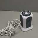 10ft Power Strip Tower Wireless Charger SUPERDANNY Surge Protector Extension Cord 10A 9-Outlet 4.5A 4 USB Electrical Charging Station Universal Socket for Laptop Phone White and Gray 