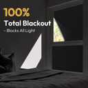 Rabbitgoo Blackout Window Film 100% Light Blocking with Kit, 23.6" x 157.4"