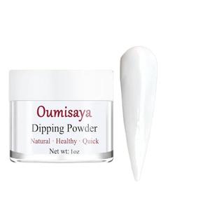 OUMISAYA Glow in the Dark Milky White Nail Dip Powder Color 1OZ GL061 OUMISAYA Glow in the Dark Milky White Nail Dip Powder Color 1OZ GL061