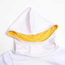 Zombie Girls Costume Kids Character Halloween Cosplay Mesh Top Pants Hooded Coat 3PCS Uniform Outfits (6-7 Years, Red)