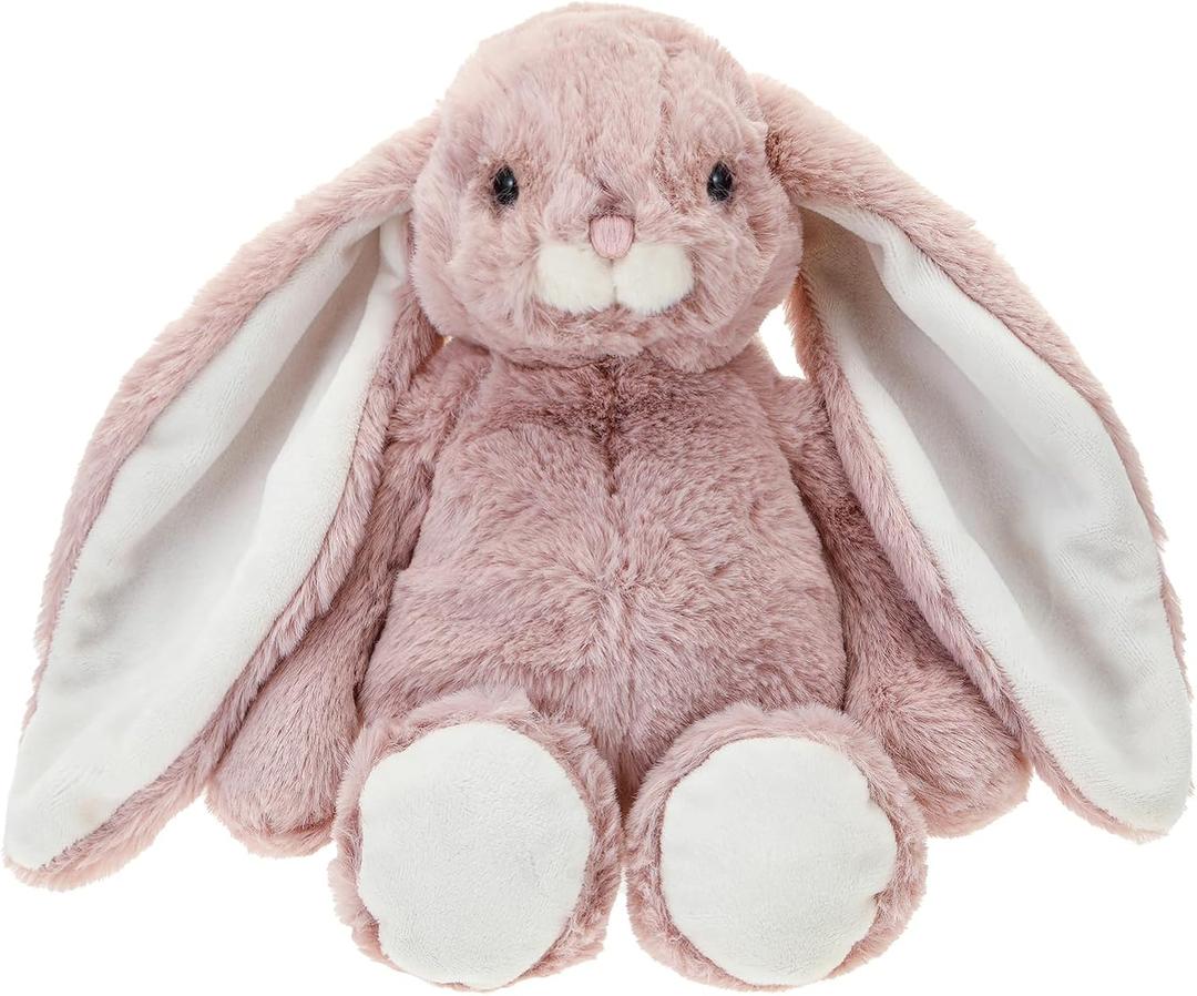 DILLY DUDU Pink Bunny Rabbit Stuffed Animal Plush Toy Best Gifts 10-Inch(L)