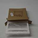 Bedside Organizer Remote Holder - Wall Mount Storage for Phone, Glasses & Essentials with 5 Hooks (White)