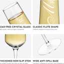 AW BRIDAL Mr and Mrs Gifts Wedding Champagne Flutes, Engagement Gifts for Couples and Newlyweds, Bride and Groom Champagne Glasses with Wood Keepsake Box,Bridal Shower Gifts for Bride to Be