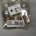 Senjie Gold Shatterproof Christmas Ball Ornaments, 32 Pcs, Plastic, Hanging, Christmas, Wedding