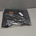 Canvas Tote Bag for Women, Large Work Crossbody Handbag Bible Laptop Bag (Black (Cherry))