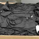 Fixwal 100 Pcs Black Folding Chair Cover, Spandex Stretch Covers Ideal for Wedding, Party, Dining, Business Meeting, Banquet, Universal Fitted Washable Slipcover