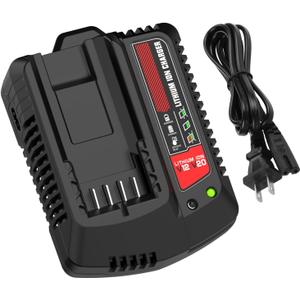 CMCB104 20V Charger Replacement for Craftsman 20V Battery Charger Compatible with Craftsman V20 Lithium Ion Battery CMCB201 CMCB202 CMCB204 CMCB205 CMCB206 Wall Mountable
