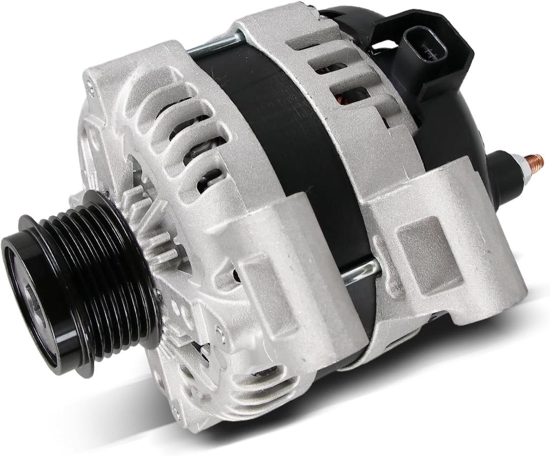 OTO-K Alternator Compatible with 2009-2017 Chevy Traverse,2007-2017 GMC Acadia,2008-2017 Buick Enclave,2007-2010 Saturn Outlook,3.6L V6,170A 12V 6-Groove Pulley,Replaces#23105717 25815839 11252N
