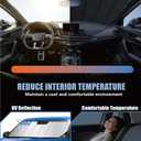Windshield Sun Shade for Toyota RAV4 2026, Vehicle-Specific Design
