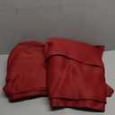 NICETOWN Burgundy Red Blackout Curtains 78 inches Length for Bedroom, 2 Panels, 42" Wide, Thermal Insulated Decoration Drapes for Office Window