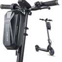 Portable Electric Scooter Bag, Quick Release Scooter Storage Bag with 2L/3L Large Capacity, Waterproof Scooter Front Handlebar Bag for Carrying Phone, Wallet, Charger Tools, Repair Tools (Black)