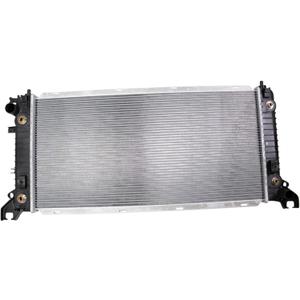 TRQ Radiator Assembly Plastic Tanks Aluminum Core Compatible with 14-19 Chevrolet Silverado 1500 15-20 Tahoe 15-20 Cadillac Escalade 14-18 GMC Sierra 1500 15-19 Yukon