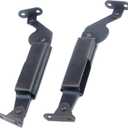 Coshar 2Pcs Spring Lid Support Hinges Heavy Duty Lid Hinges Soft Closing Spring Hinge for Sofa, Cabinet, Box, Red Bronze