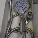 Detachable Handheld Shower Head with Hose - High pressure 5 Functions Showerheads Hand Held Shower Heads,Extra Long 4.7 ft. Stainless Steel Hose and Holder.