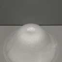 Glass Lamp Shade Replacement for Torchiere Floor Lamps, Lamp Shade for Floor Lamp Suitable for E26 Socket, Standing Lamp Replacement Shade, Alabaster Glass Bowl Shade, E26 Socket Not Include(White)