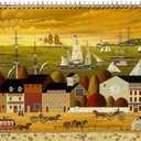 2025 Wall Calendar [13 pages 8"x12"] YESTERYEAR by Charles Wysocki Vintage Modern Museum Art Retro Poster Pixelart, 2 Pack