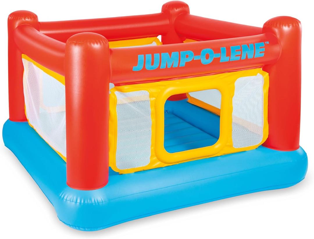 Jump-O-Lene Inflatable Trampoline Bounce House for Kids Ages 3-6
