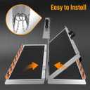 2FT Portable Wheelchair Ramp, 600 LBS Capacity Folding Handicap Ramp, Non-Slip Aluminum Portable Ramps, Threshold Ramp for Home Steps, Stairs, Doorways, Home Entry, and Door