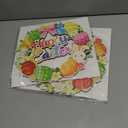 2 x Easter Decoration Wooden Wreath for Front Door Sign Happy Easter Bunny Eggs Spring Decoration, Rabbit Sign Welcome Hanging Wall Signs for Home Wall Decor Party Outdoor Indoor