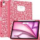 Soke Case for New iPad Air 11 Inch (M3/M2, 2025-2024), iPad Air 5th/4th Generation 10.9 Inch (2020-2022) with Pencil Holder, Soft TPU Back Cover & Auto Sleep/Wake, Book Watermelon