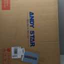 ANDY STAR Matte Black Bathroom Mirror, 22x30'' Scalloped Mirror for Bathroom, Unique Rectangle Bathroom Mirror in Premium Stainless Steel Frame, Deep 1", Ideal for Limited Space