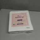 Wakefit 100% Organic Cotton Twin Sheets Set||400TC 4Pc Breathable Bed Set, Dorm Room Essentials with 15 Inch Deep Pocket Fitted Sheet - White