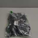 DUCOO 10 PCS Space Saving Hangers, 5-Hole Magic Hangers - Sturdy Plastic Hanger, Closet Organizers for Clothes Storage, College Dorm Essentials, Home Organization (Black)