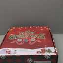 9 FT Christmas Cedar Garland, Thick Green Cypress Garlands, Real Touch Pine Garlands, Realistic Garland Christmas Decorations for Outdoor Indoor Table Mantel Railing Stair Porch Decor