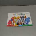 JOOZ Starry Sky Paint by Numbers Kit for Adults with Frame, Adult Paint by Number Kits with Easel, DIY Starry Night Landscape Oil Painting Kit for Home Wall Decor 8x12 Inch