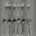 Toddler Eating Utensils Set,Set Of 12 Food Grade Stainless Steel Silverware Sets For Kids,Dishwasher Safe Children Small Metal Spoons And Forks Flatware Sets