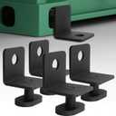 Shipping Container Anchors, Shipping Containers Side Twist Lock, Container Accessories, Suitable for Being Fixed on Ships and Concrete Surfaces, Durable and Sturdy, 4 Pcs