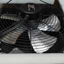 14 Inch EC Motor Exhaust Fan - 2400 CFM Wall Mounted Shutter Fan, Stepless Speed, Quiet, Pure Copper, for Commercial Greenhouse Warehouse Barn Garage - Metal