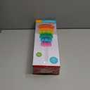 JUXUE Baby Spinning Stacking Toys for Toddlers 1-3, Rainbow Ring Stacker Montessori Toys for Babies 6-12 Months, 1 2 3 One Year Old Girl Boy Christmas Birthday Gifts, Autism Sensory Learning Toy