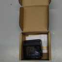 Clock Mechanism Replacement, Total Shaft Length 8mm Metal Quartz Clock 5168S Movement Replacement Motor Repair Parts (Black)